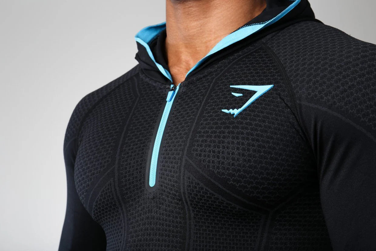 Camiseta Compressão Manga Longa - Onyx V1 Hoodie